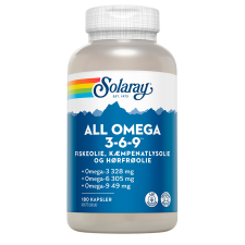 Solaray All Omega 3-6-9 (180 kapsler)