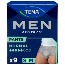 Tena Men Active Fit Grey S/M Pants (9 stk)