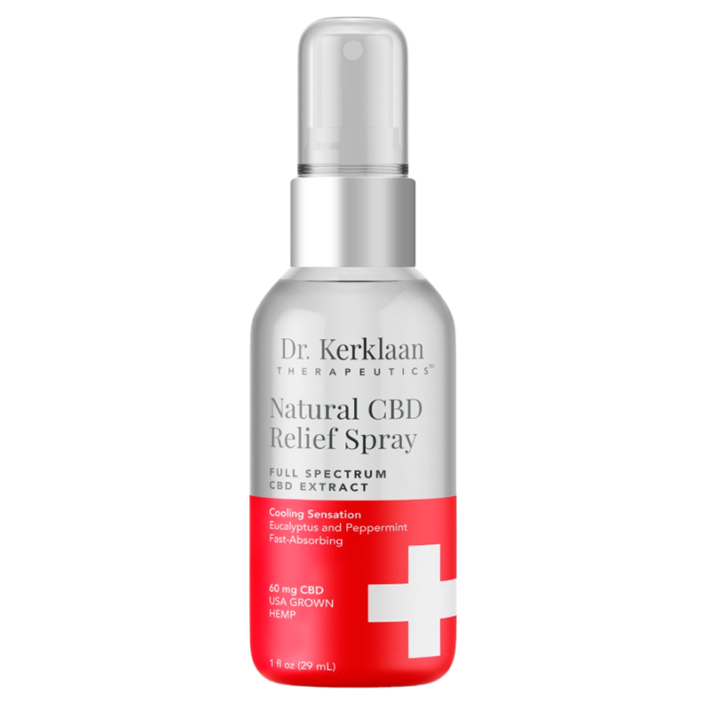 Dr. Kerklaan Therapeutics Natural CBD Relief Spray (29 ml) thumbnail