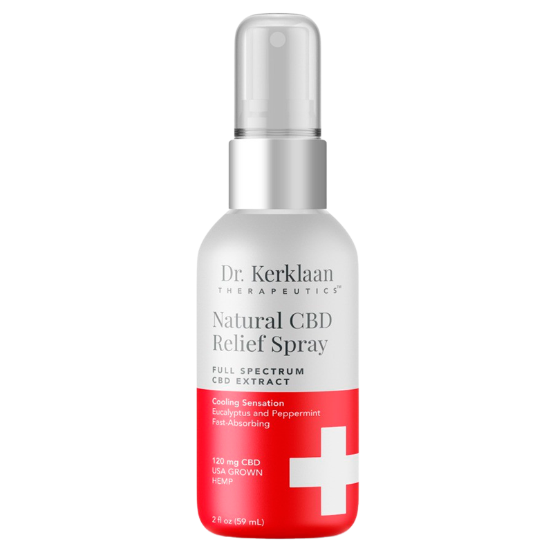 Dr. Kerklaan Therapeutics Natural CBD Relief Spray (59 ml) thumbnail