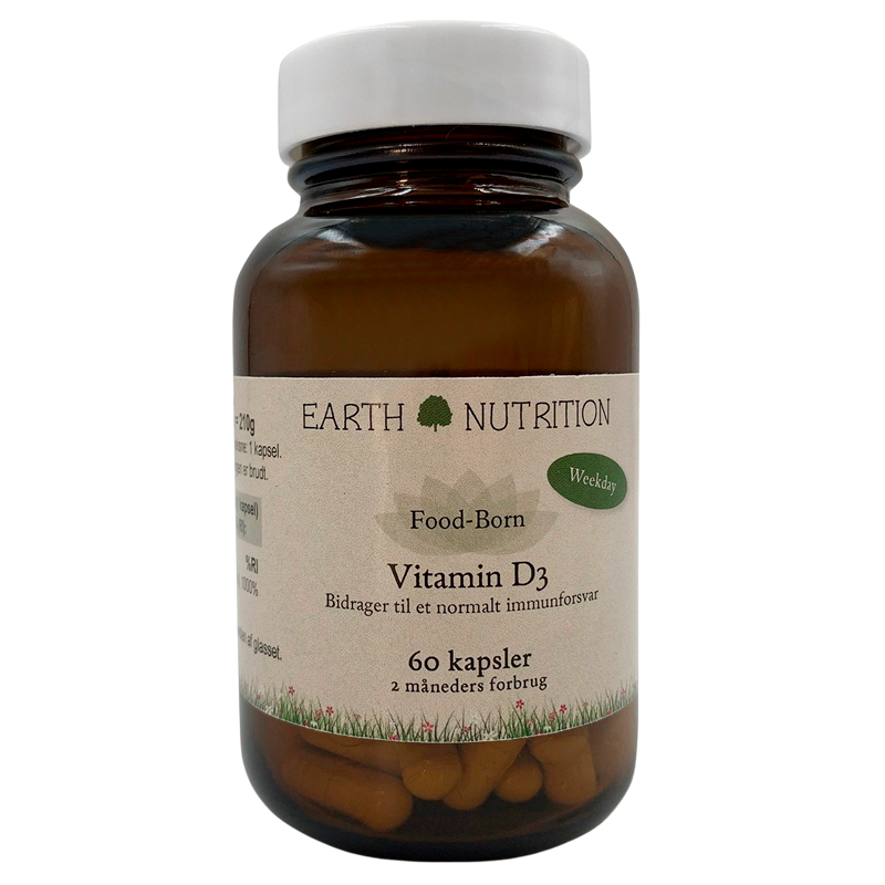 Earth Nutrition D-vitamin 50 mcg (60 kap) thumbnail