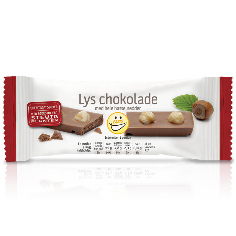 Easis Lys Chokoladebar M. Nødder