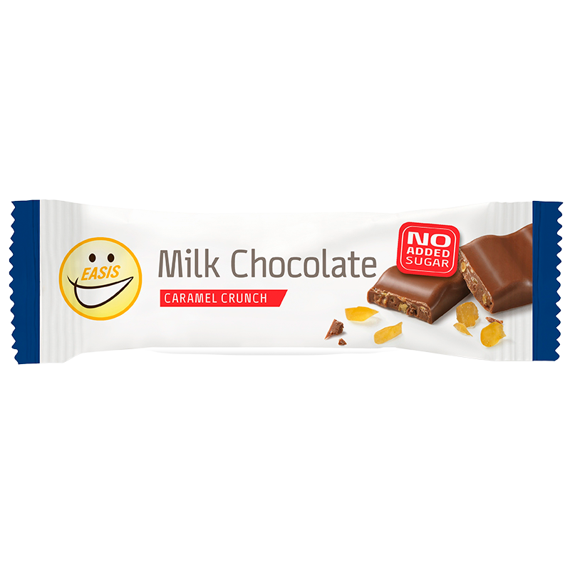 Billede af EASIS Milk Chocolate & Caramel Crunch Bar (25 g)