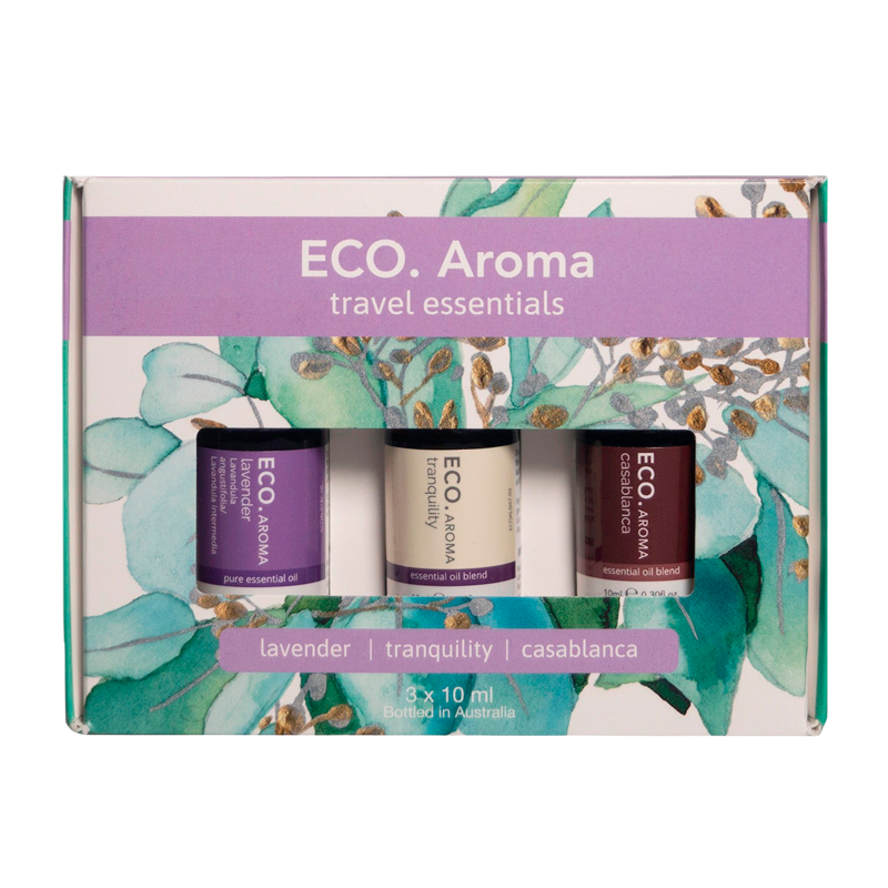 ECO. Aroma Travel Essentials Aroma Trio - Lavender, Casablanca, Tranquility (3x10 ml)
