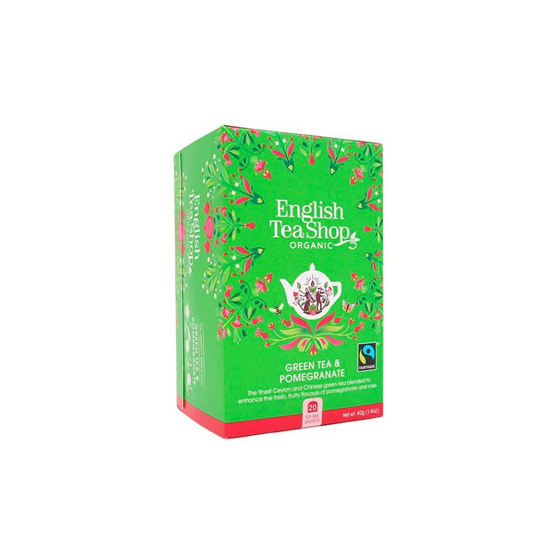 English Tea Shop Green Tea & Pomegranate (20 breve) thumbnail