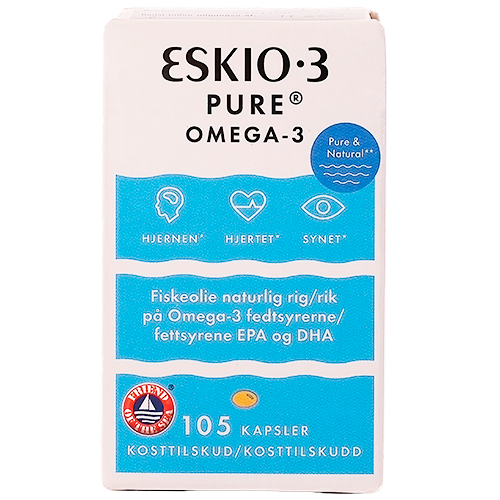 Billede af Eskio-3 Fiskeolie (105 kap)