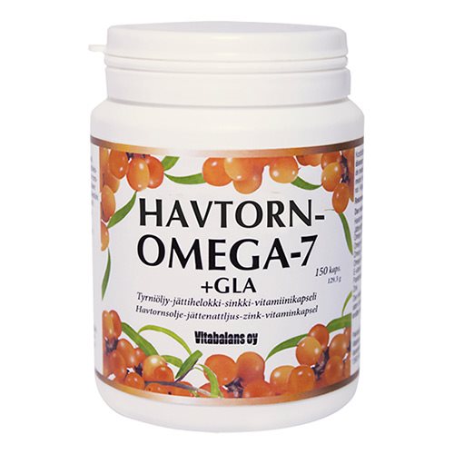 Vitabalans Oy Havtorn Omega 7+GLA (150 kapsler) thumbnail