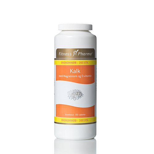 Fitness Pharma Kalk m. magnesium og D3-vitamin (350 tab) thumbnail