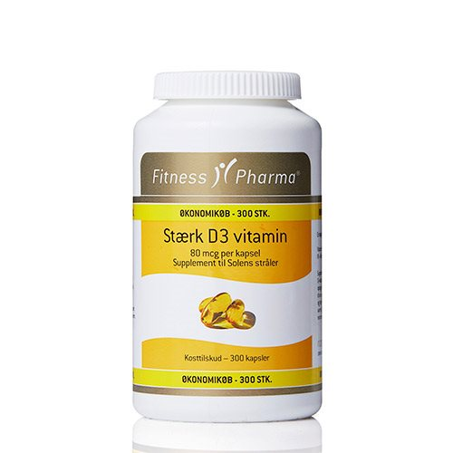 Fitness Pharma Stærk D3 vitamin (300 kap) thumbnail