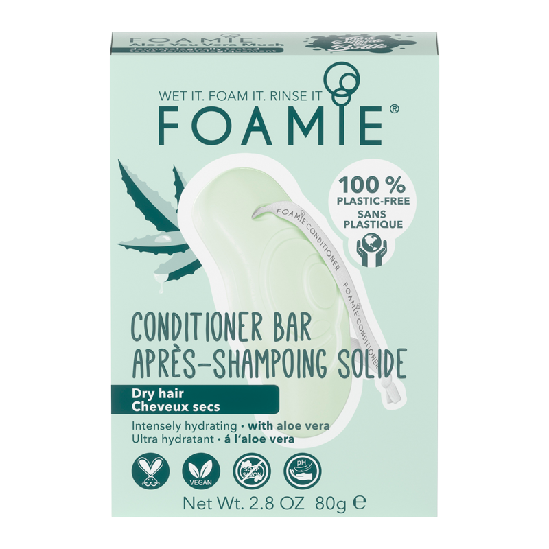 Foamie Conditioner Bar Aloe Vera For Dry Hair (1 stk) thumbnail