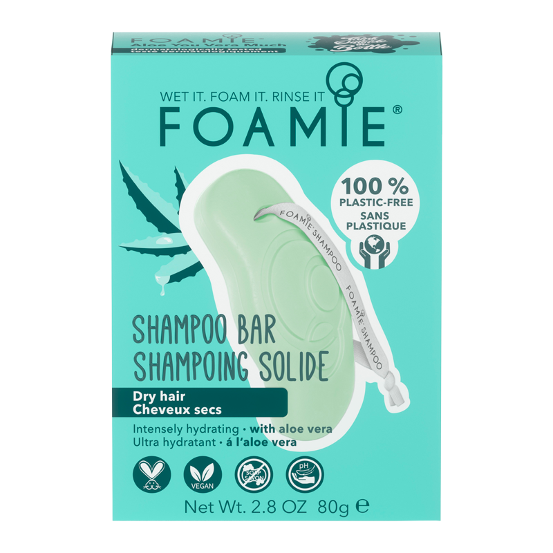 Foamie Shampoo Bar Aloe Vera For Dry Hair (1 stk) thumbnail