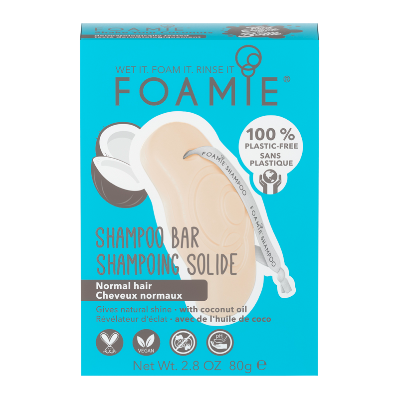 Foamie Shampoo Bar Coconut Oil For Normal Hair (1 stk) thumbnail