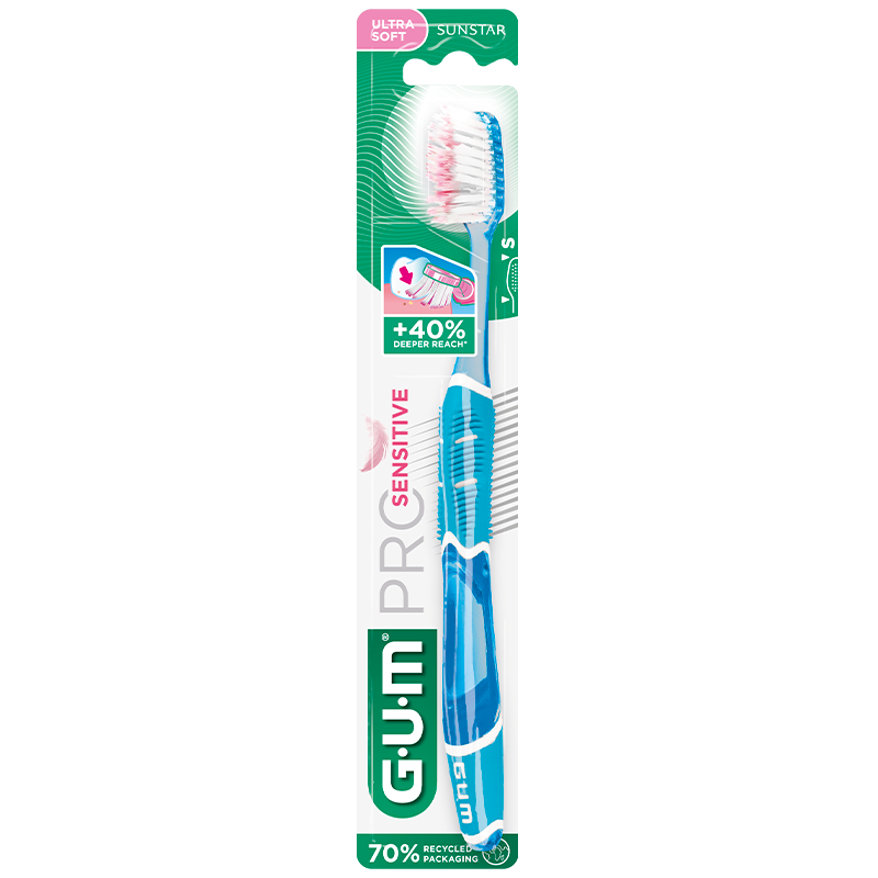 GUM Sensitive Pro Ultra Blød Tandbørste Ass. Farve (1 stk) thumbnail