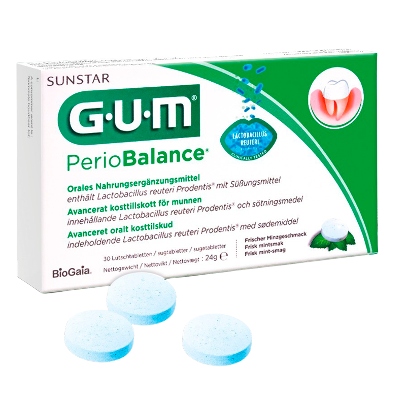 GUM PerioBalance Mælkesyrebakterier (30 sugetabletter) thumbnail