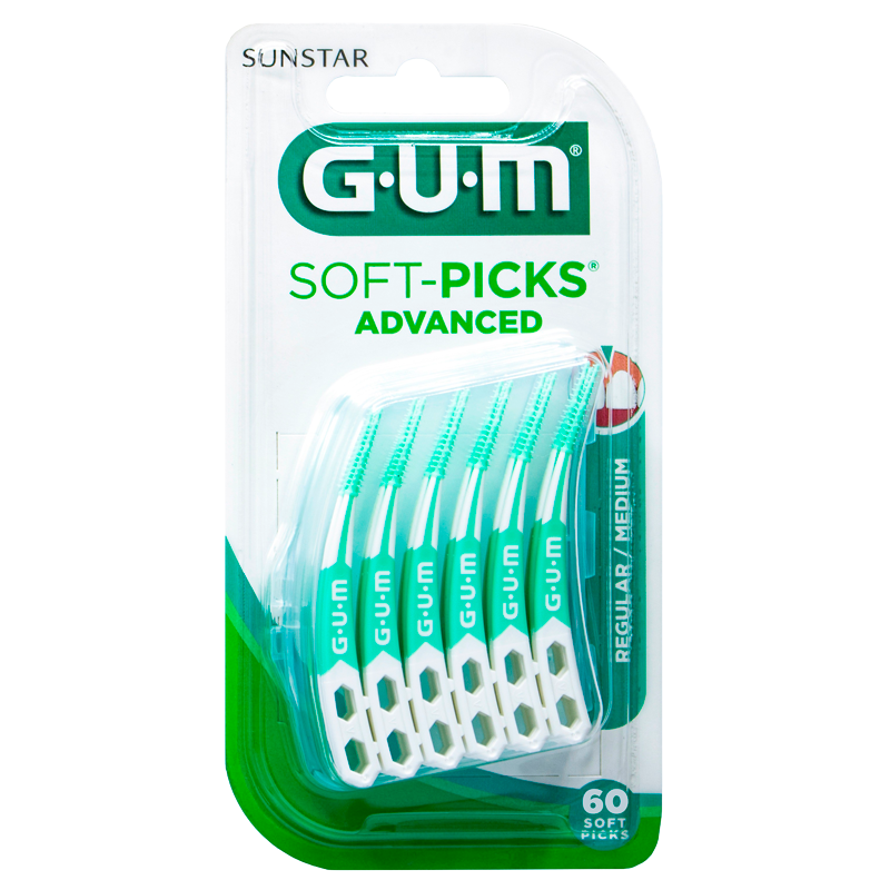 GUM Soft-Picks Advanced Medium (60 stk) thumbnail