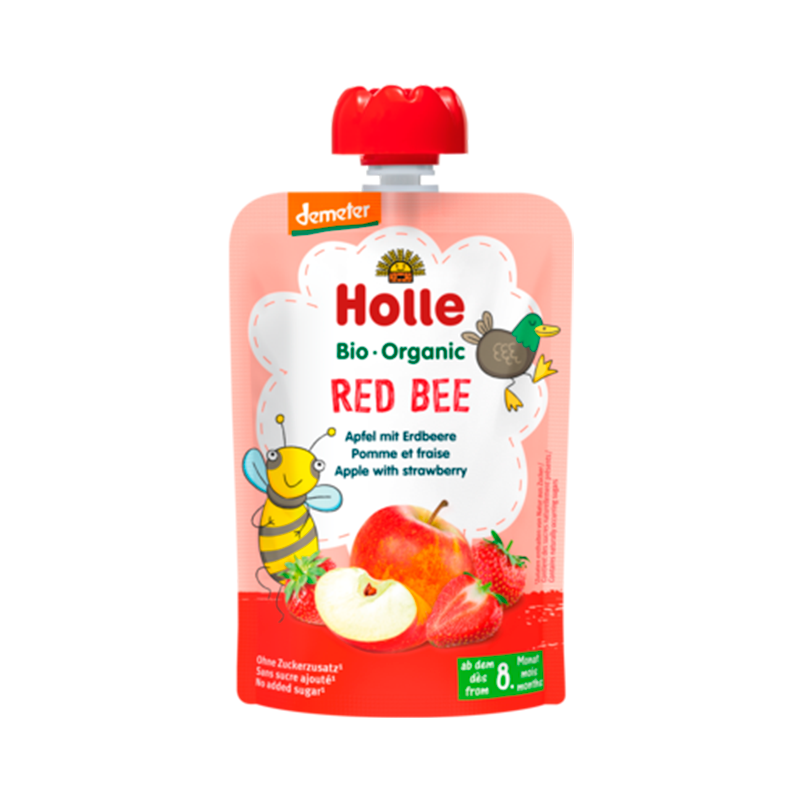 Holle Red Bee Æble Jordbær Smoothie (100 g) thumbnail