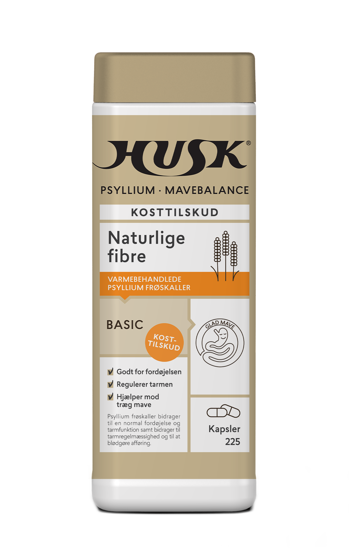  HUSK® Psyllium Mavebalance (225 kap)