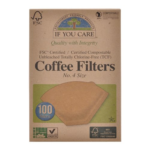 If You Care Kaffefiltre ubleget - no. 4  (100 stk) thumbnail