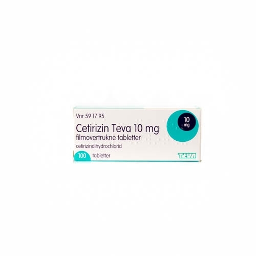 Billede af Teva Cetirizin 10 mg (100 tabletter)