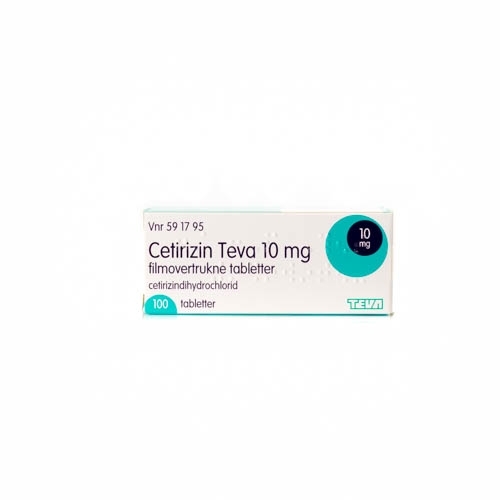 Teva Cetirizin 10 Mg (100 Tabletter)