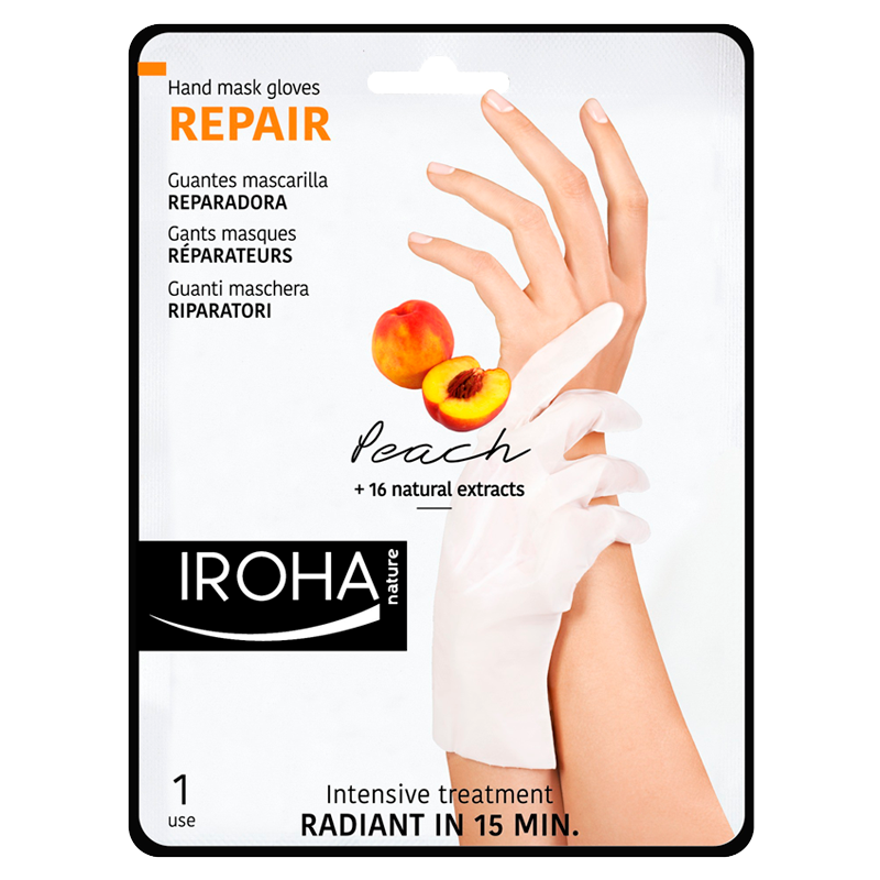 Iroha Peach Hand Mask (1 stk) thumbnail