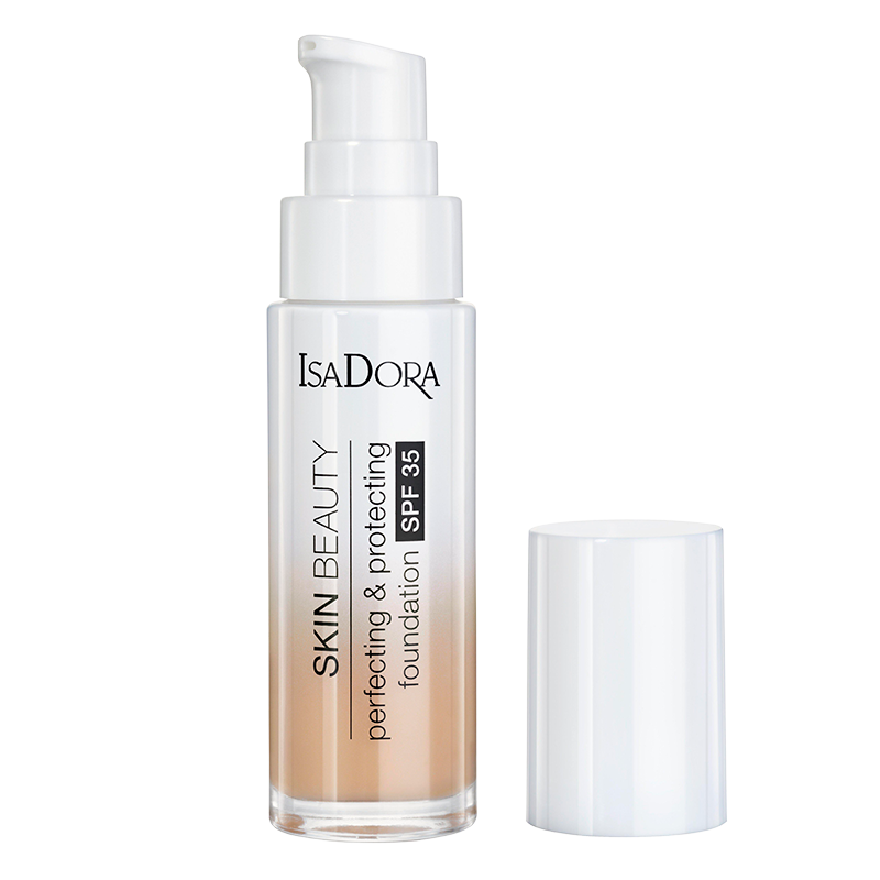 IsaDora Skin Beauty Perfecting & Protecting Foundation SPF 35 06 Natural Beige (30 ml) thumbnail