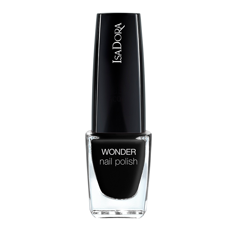 IsaDora Wonder Nail Polish 139 Black Lacquer (6 ml) thumbnail