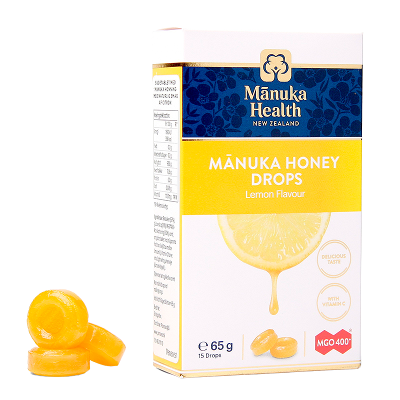 Billede af Manuka Health MGO 400+ Manuka Honey Drops Citron (15 stk)