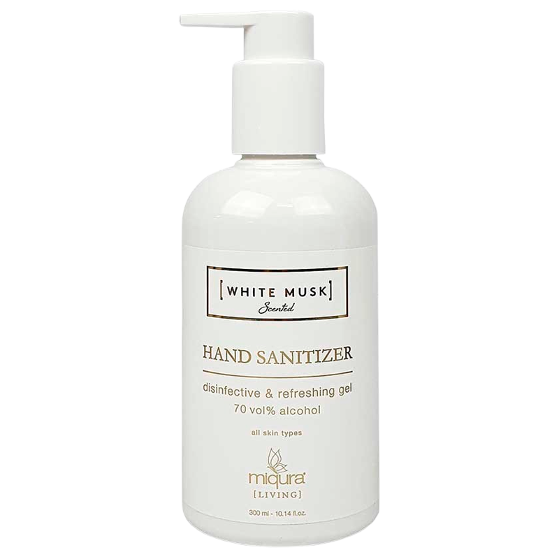 Miqura Living White Musk Hand Sanitizer (300 ml) thumbnail