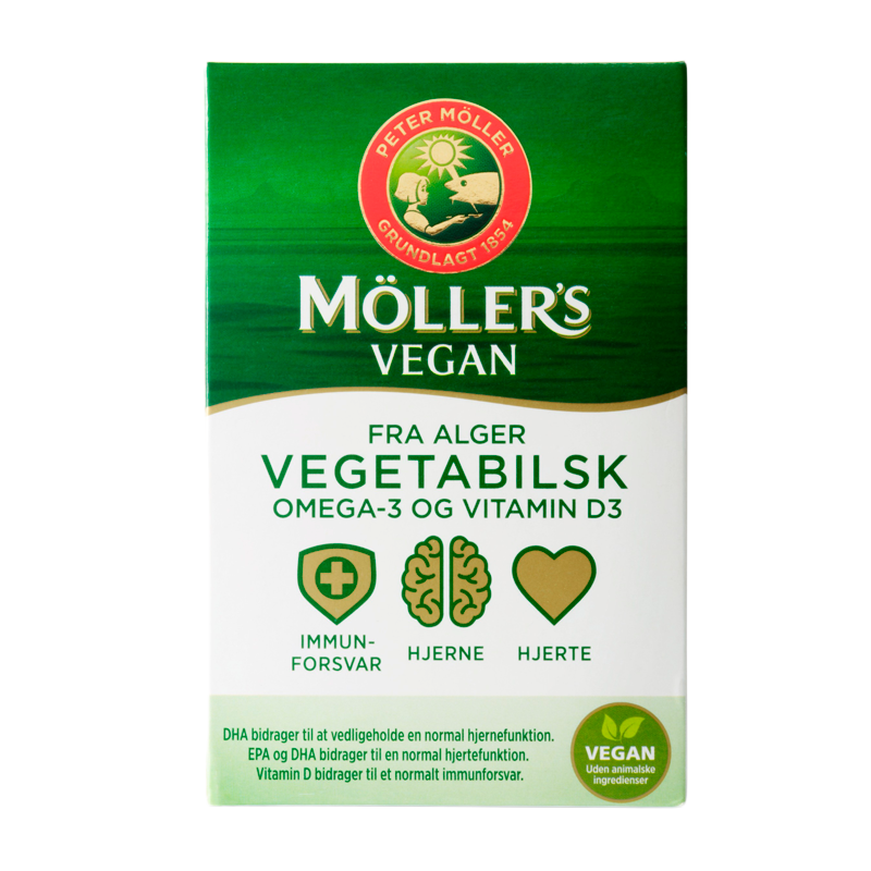Møllers Vegan Omega-3 (30 tabs) thumbnail