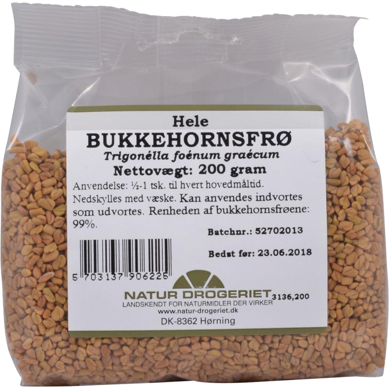  Natur Drogeriet Bukkehornsfrø Hel (200 gr)