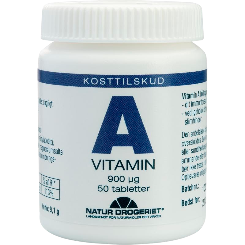  Natur Drogeriet A-vitamin (50 tabletter)