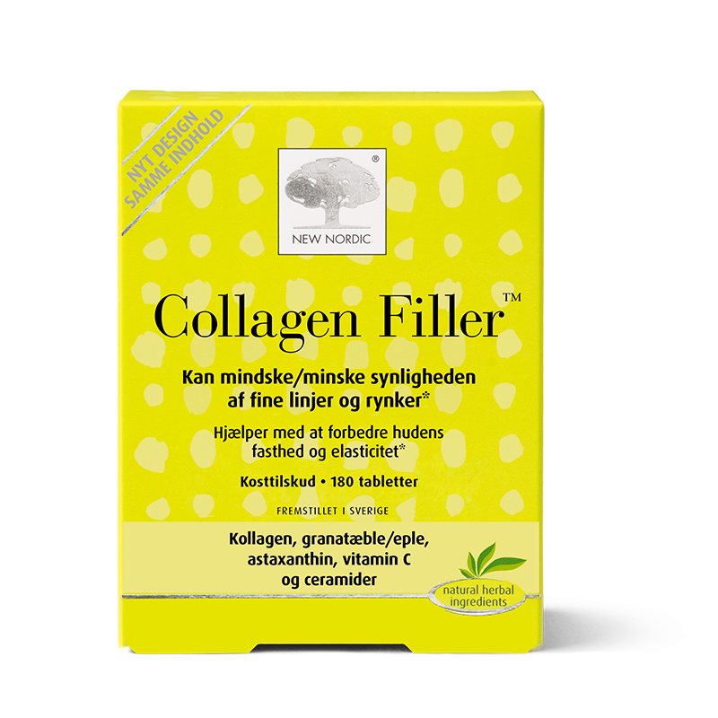 New Nordic Skin Care Collagen Filler (180 Tabletter)