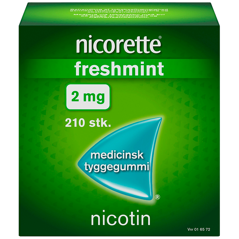 Nicorette Freshmint Tyggegummi 2mg (210 Stk)