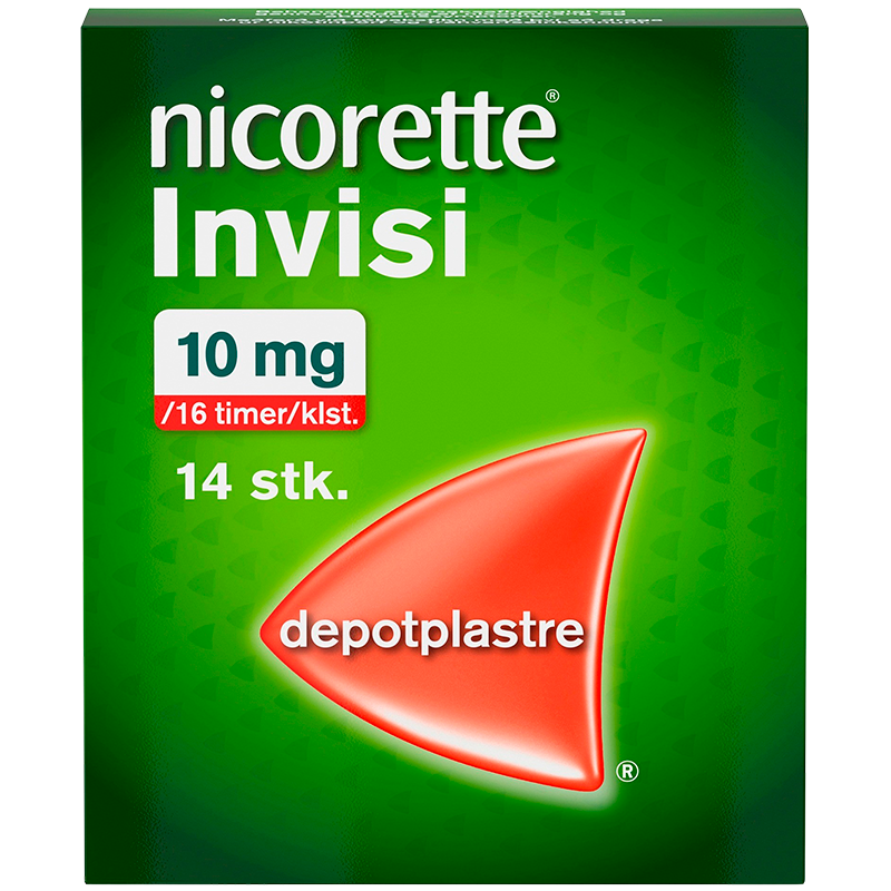 Nicorette Invisi Depotplaster 10mg/16t (14 Stk)