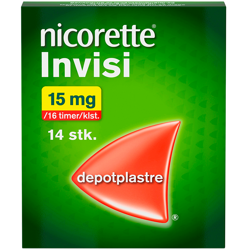 Nicorette Invisi Depotplaster 15mg/16t (14 Stk)