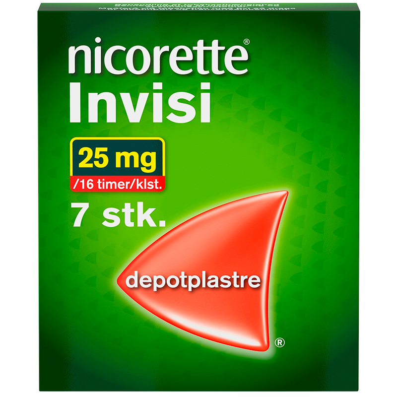 Nicorette Invisi Depotplaster 25mg/16t (7 Stk)