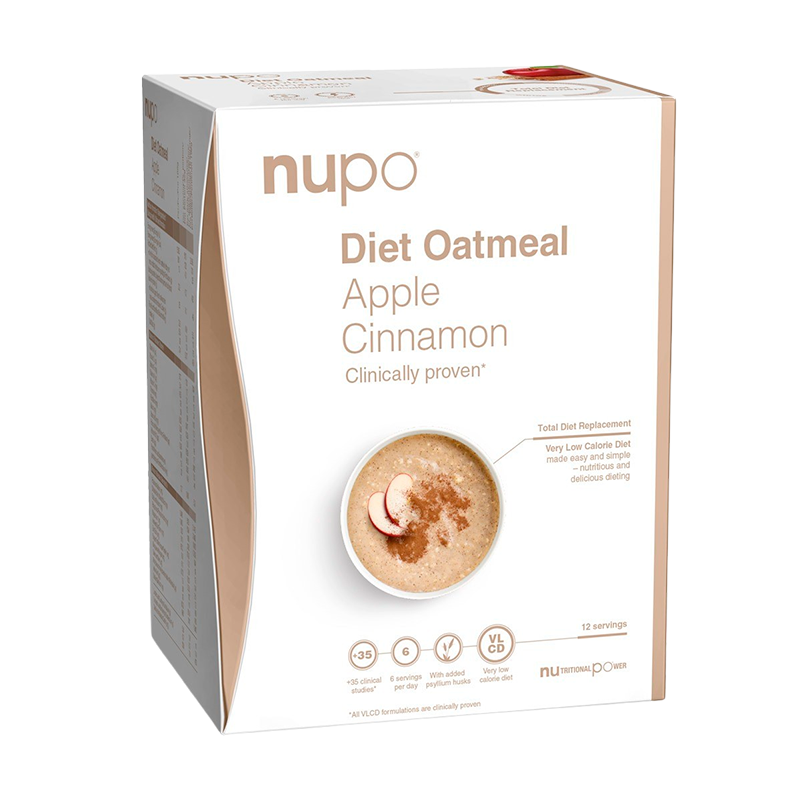 Nupo Diet Oatmeal Apple Cinnamon (12x32 g)
