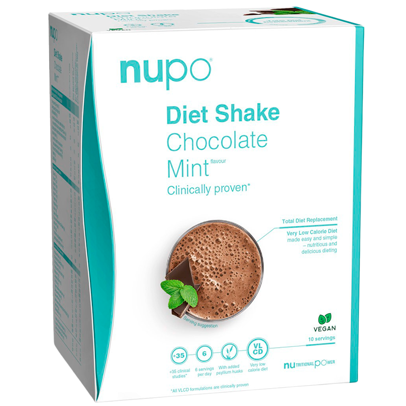 Nupo Diet Shake Chocolate Mint (10x32 g)