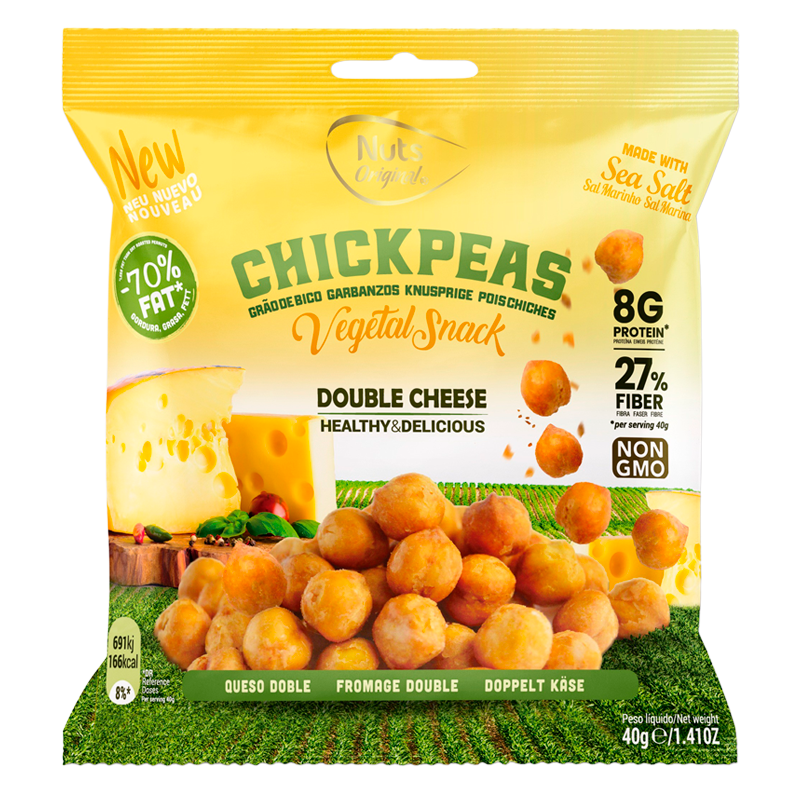 Nuts Original Crunchy Chickpeas - Double Cheese (40 g) thumbnail