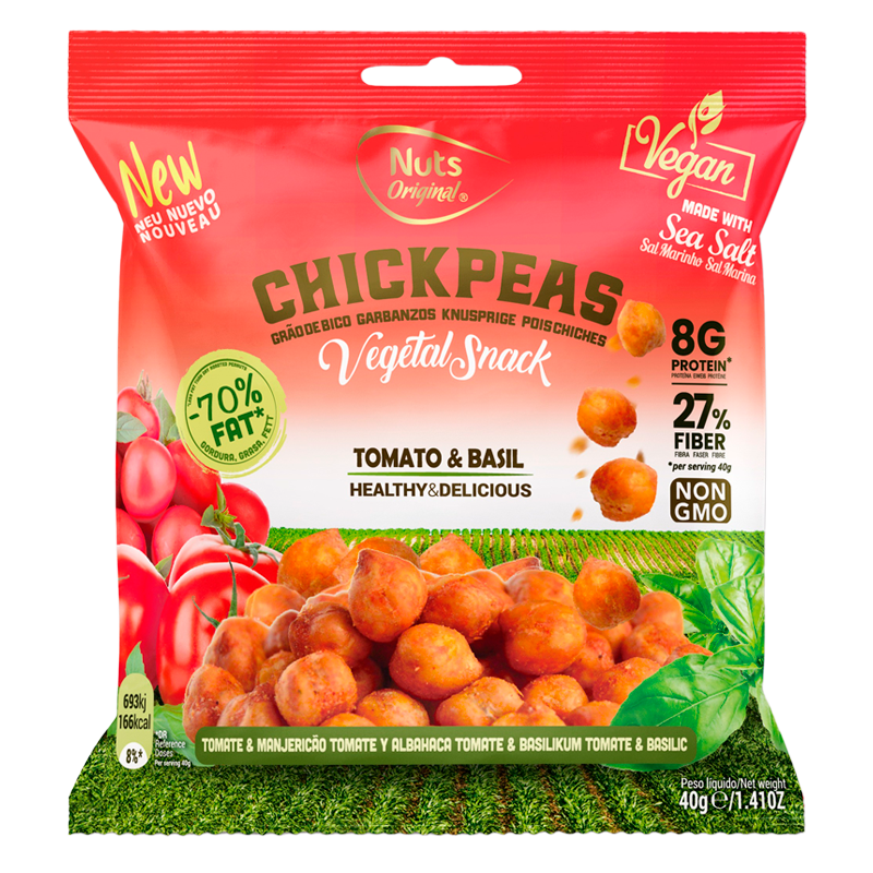 Nuts Original Crunchy Chickpeas - Tomato & Basil (40 g) thumbnail