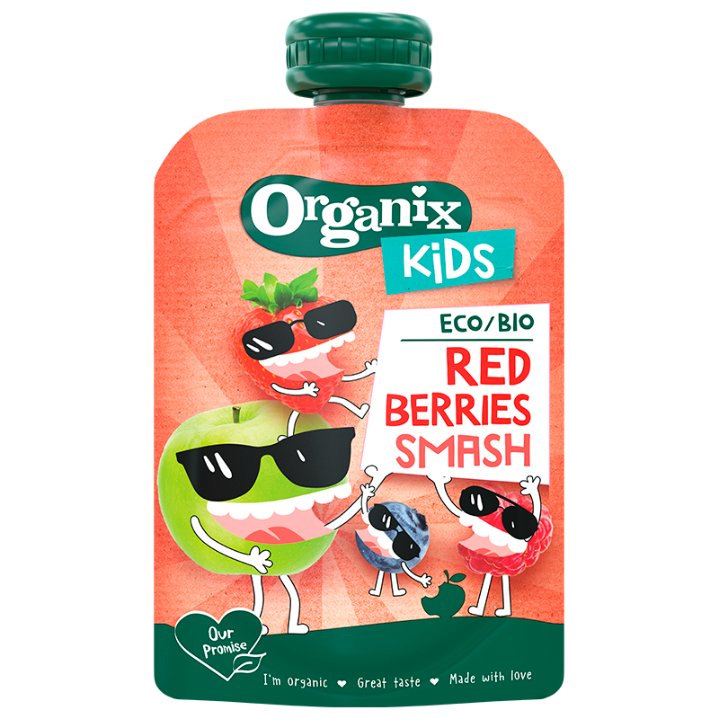Organix Kids Red Berries Smash Smoothie (100 g) thumbnail