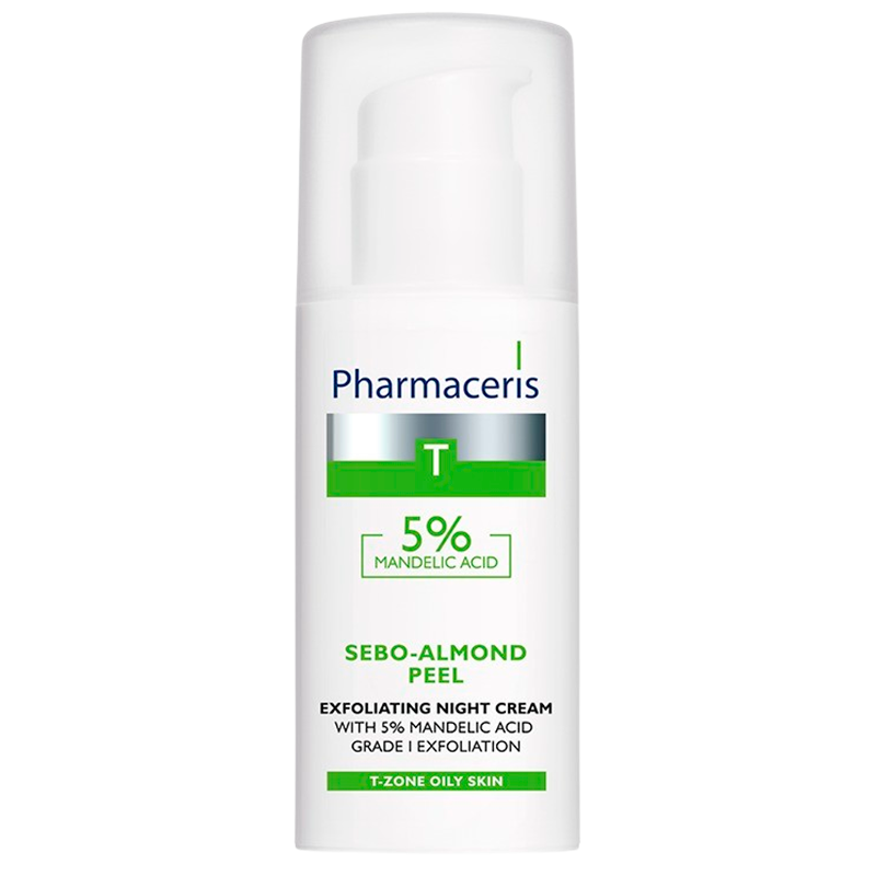 Billede af Pharmaceris T Sebo-Almond Peel Exfoliating Night Cream W. 5% Mandelic Acid (50 ml)