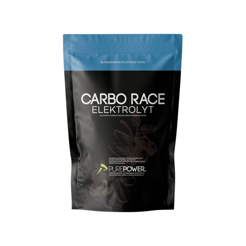 PurePower Carbo Race Electrolyte Blåbær (1 kg)