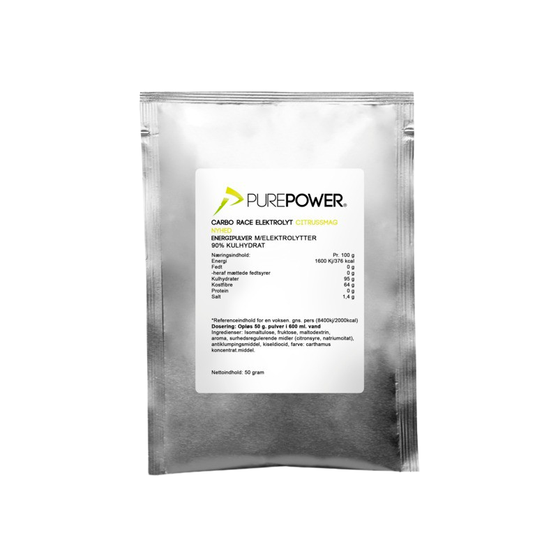 PurePower Carbo Race Electrolyte Citrus (50 g) thumbnail