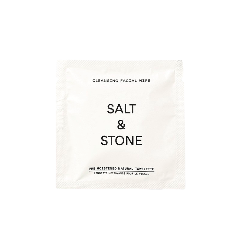 Salt & Stone Cleansing Facial Wipe (20 stk) thumbnail