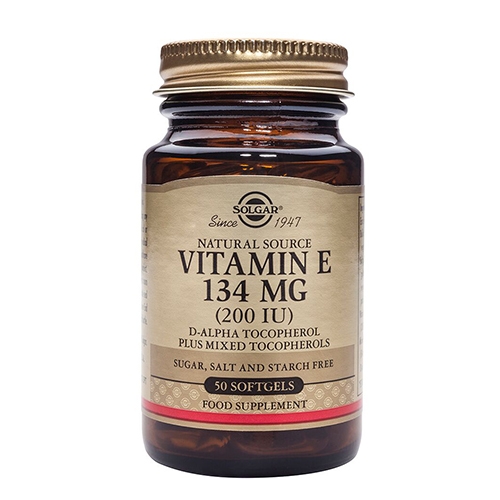  Solgar E-vitamin 134 mg (50 kap)