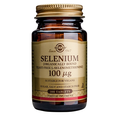 Solgar Selenium 100 Mcg (100 Tabletter)