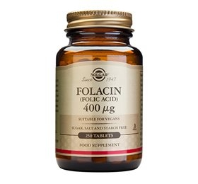 Solgar Folinsyre (folacin) 400 Mcg (250 Tabletter)