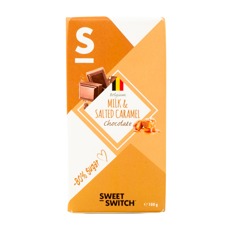 Sweet Switch Mælkechokolade Med Karamel Sukkerreduceret (100 g) thumbnail